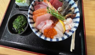 Chirashi bowl @ Goshi in SLO