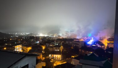 Beppu- hot spring steam