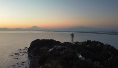 Sunset on Enoshima