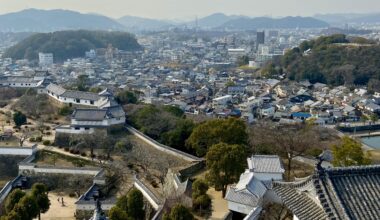 The view from Himeji castle