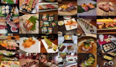 Google helped me in creating a collage to recap the sushi I've devoured in 2023