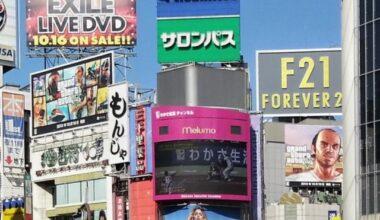 GTA V advertising in Shibuya (Nov 2013)