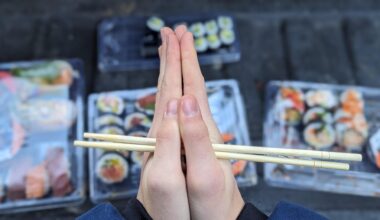 First time eating sushi! (16 yo)