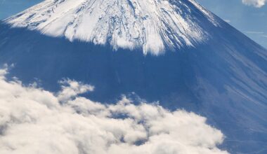 Mt Fuji from the plane