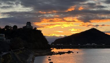 Sunset in Inuyama, Aichi