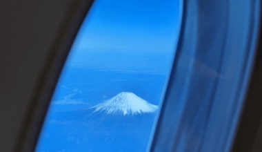 Mt Fuji bids his Farewell