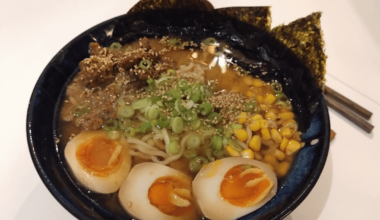 Selfmade miso ramen for New Year's Eve