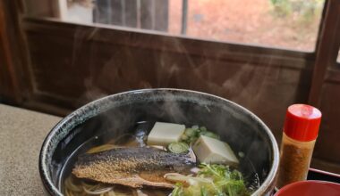 Best Herring Soba I had in Arashiyama