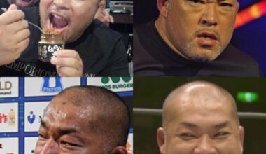 Ishii with 4 different emotions