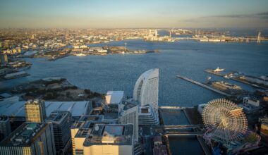 Minatomnirai from Landmark Tower -- Yokohama