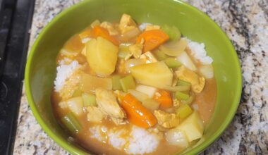 Chicken curry for New Years dinner