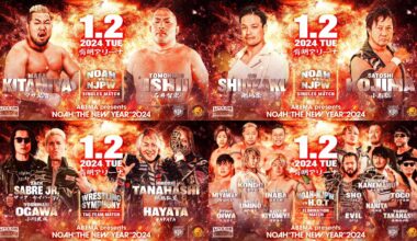 Psyched for NOAH The New Year 2024, with its heavy infusion of NJPW (last year's show was terrific). A strong appetizer for the Wrestle Kingdom main course.