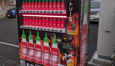 sriracha vending machine