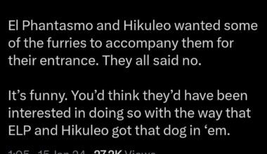 El-P and Hikuleo's entrance idea for Battle in the Valley that (sadly) didn't happen