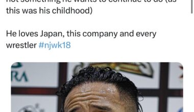 NJPW champion annocunes departure from njpw