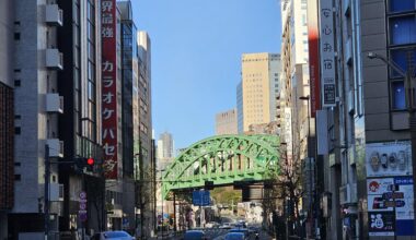 A clear New Year's morning in Akihabara