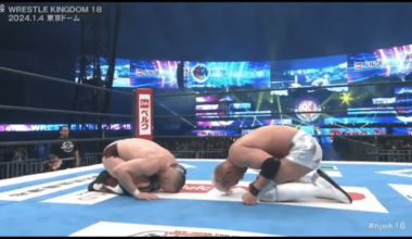 GOATED moment post Okada x Bryan II at WK 18