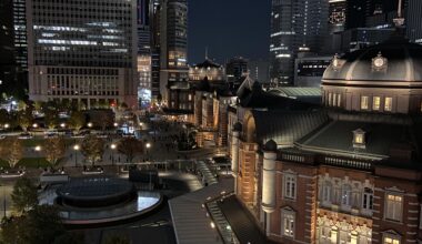 View of Tokyo station from Kitte department store (OC)