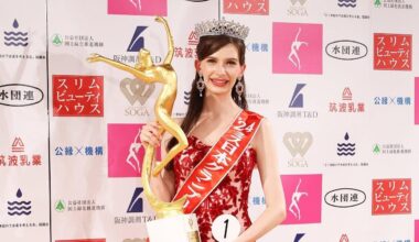 Carolina Shiino, the first naturalized Japanese citizen who has resided in Japan since she was five years old, wins the title of Miss Japan, a watershed moment in pageant history.