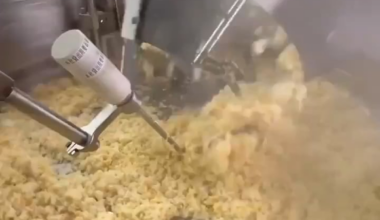 Fried rice making machine