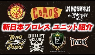 NJPW released a faction alignment video last week.