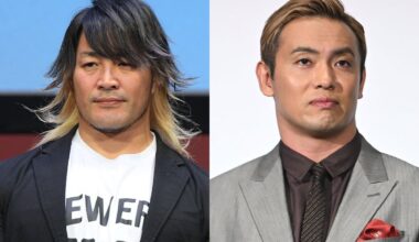 Hiroshi Tanahashi: "I think it's going to get interesting from now on. We have a lot of talent now, and there are a lot of young athletes in the dojo. When the rain stops, there will be a rainbow.''