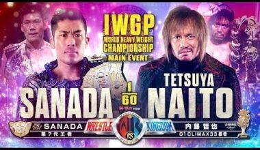 VTR for SANADA vs. Tetsuya Naito for WK18