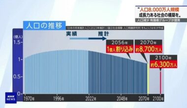 Panel targets Japan population of 80 million in 2100 for stability