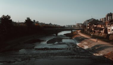 Kamo river, Kyoto