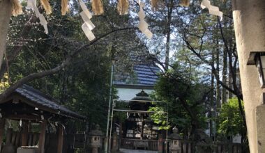 Nishikubo Hachiman Shrine 2019 and 2023