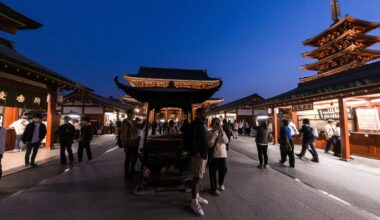 Sensoji Temple in night