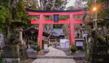 Vermilion Torii of Shirahama Shrine: Gateway to the Sacred