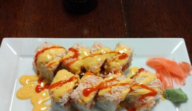 Hot Mama Roll at Top Sushi.