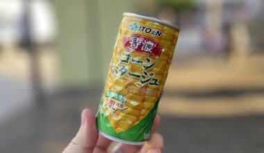 Oh how I miss being able to get hot corn soup from a vending machine 🥲