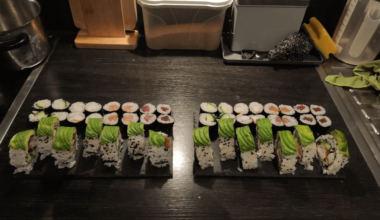 I enjoy making sushi for me and my girlfriend