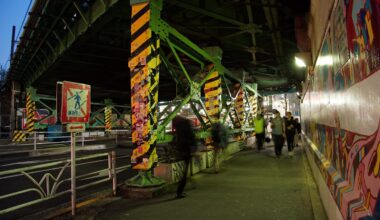 railway underpass in Shibuya 2023.04.10