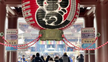 Hatsumode New Year at Kawasaki Daishi Temple.