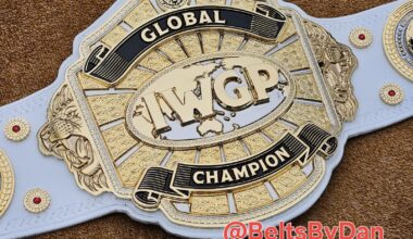 IWGP Global Championship made by Belts By Dan