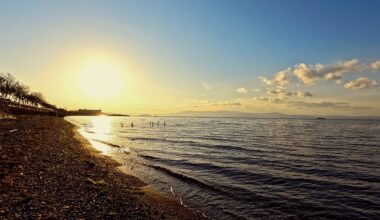 Sunset at Lake Biwa