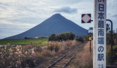 Nishi-Oyama, southernmost JR station, 14-12-23