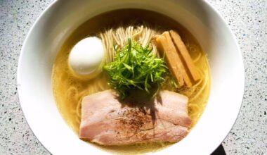 Shio ramen, inspired by Ginza Hachigo