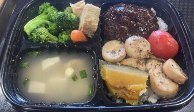 Hambagu Bento packed for University