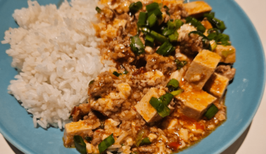 Mapo tofu for dinner 🍽️