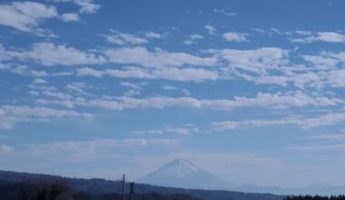 Fuji from the countryside