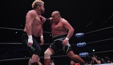 Unsurprisingly, Ishii & Kitamiya had an absolute barn-burner yesterday (the less said about the disastrous main event, the better... who could've seen that coming?)