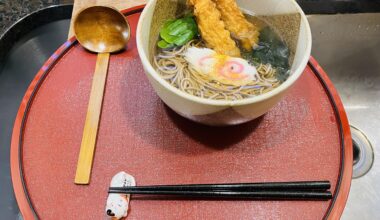 Toshikoshi soba 😄 Happy new year, friends!