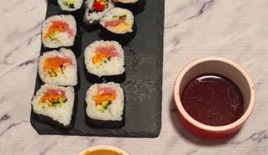 First seven times making sushis over a 2 months period