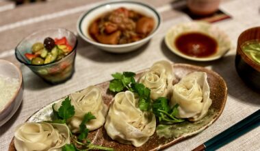 Gyoza roses