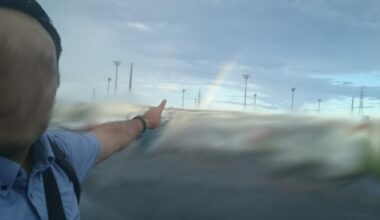 I saw a double-rainbow today