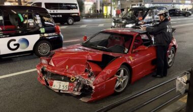Rich People Problems: Ferrari Crashes Into Maybach in Central Tokyo